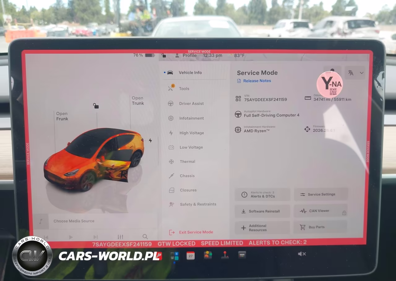 2025 Tesla Model Y Long Range Dual Motor All-Wheel Drive VIN:7SAYGDEEXSF241159 - 19