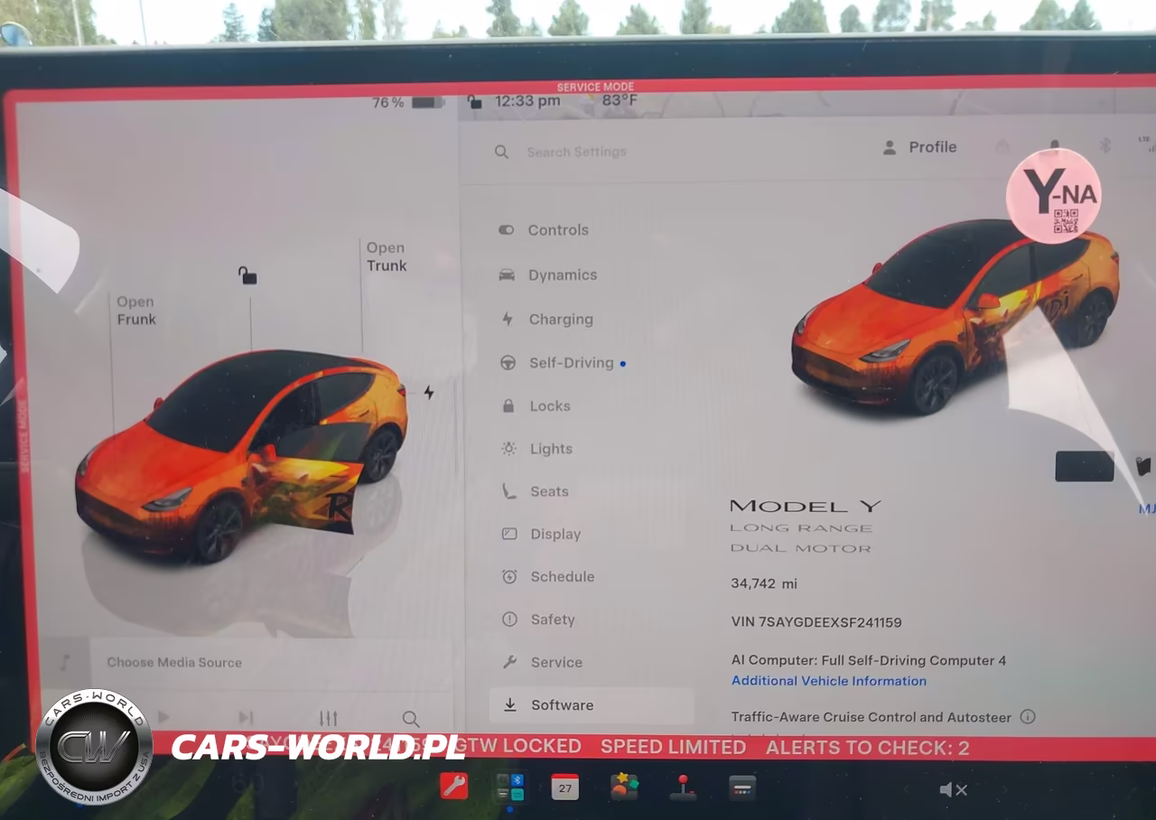 2025 Tesla Model Y Long Range Dual Motor All-Wheel Drive VIN:7SAYGDEEXSF241159 - 7
