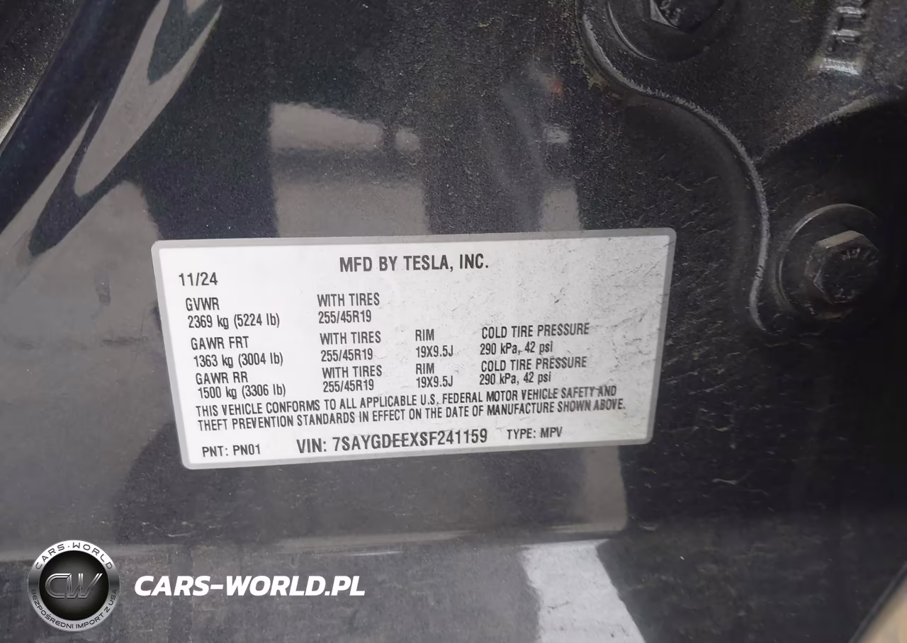 2025 Tesla Model Y Long Range Dual Motor All-Wheel Drive VIN:7SAYGDEEXSF241159 - 9