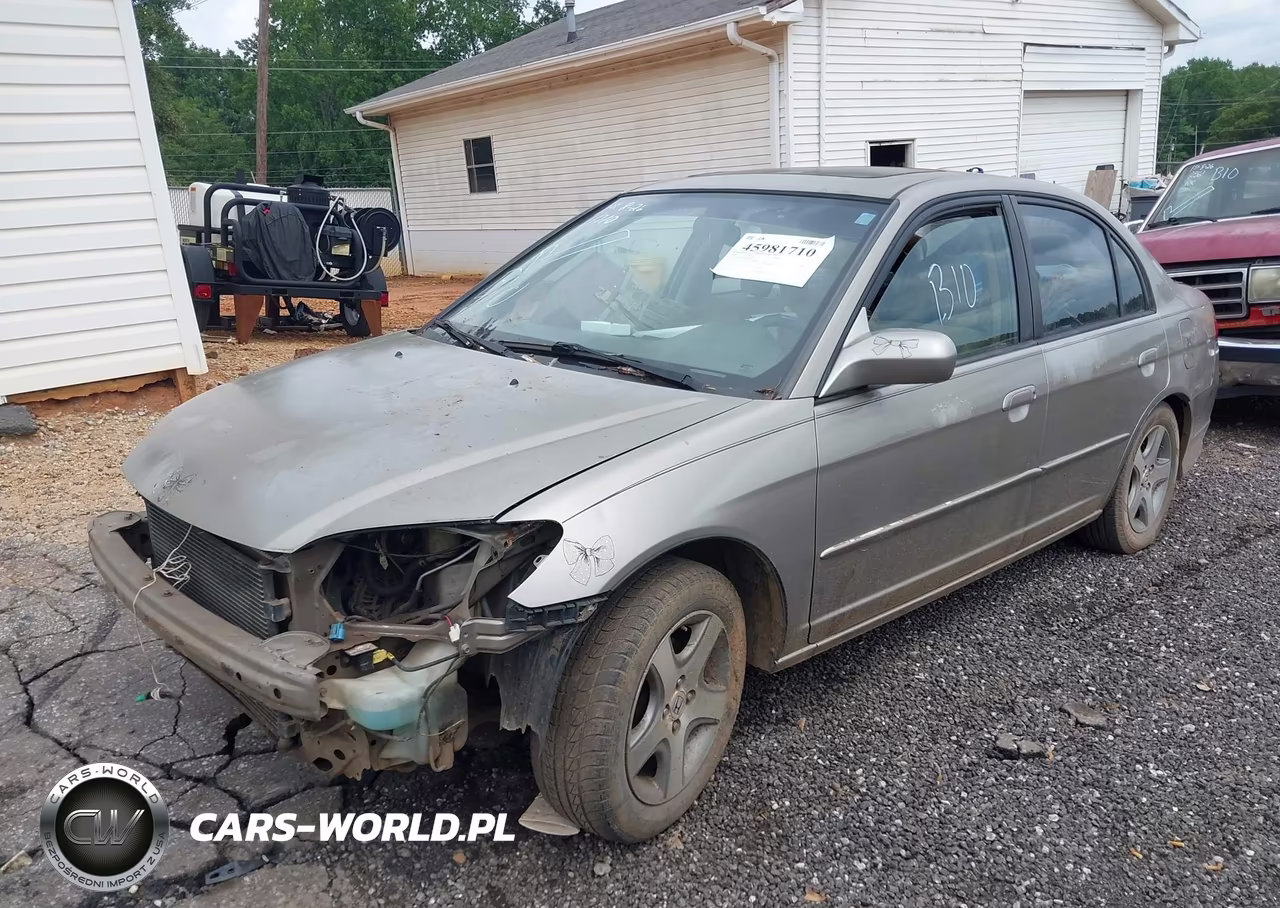 2004 Honda Civic Ex VIN:2HGES26794H589276 - 2