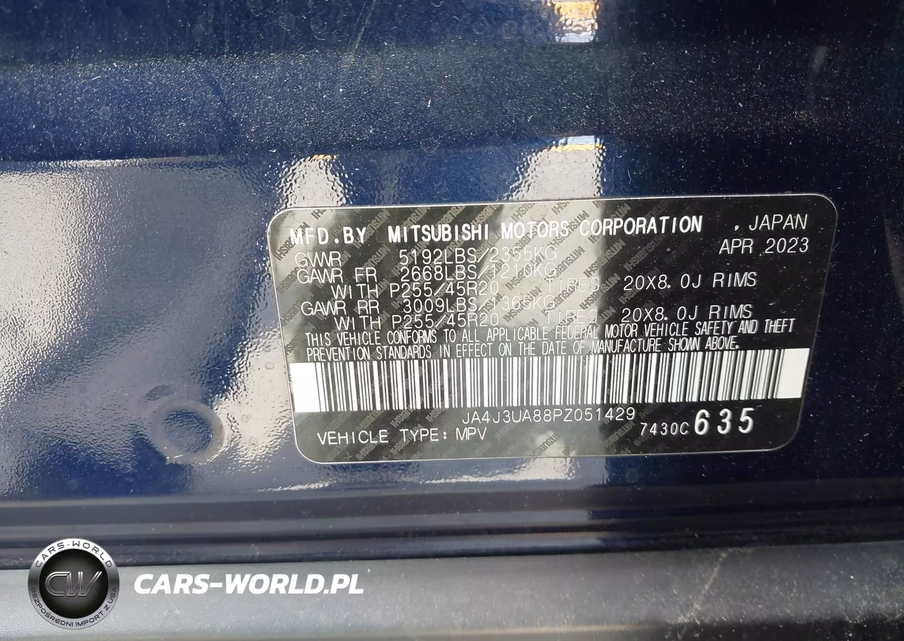 2023 Mitsubishi Outlander Se 2.5 2Wd-Se Black Edition 2Wd-Se Special Edition 2Wd VIN:JA4J3UA88PZ051429 - 9