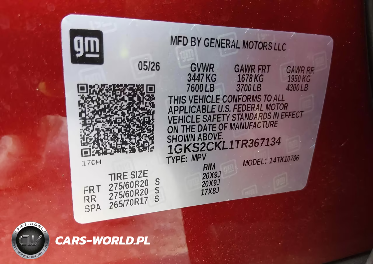 2026 GMC Yukon 4Wd At4 VIN:1GKS2CKL1TR367134 - 9