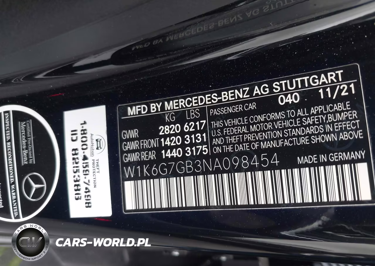 2022 Mercedes-Benz S 580 4Matic VIN:W1K6G7GB3NA098454 - 9