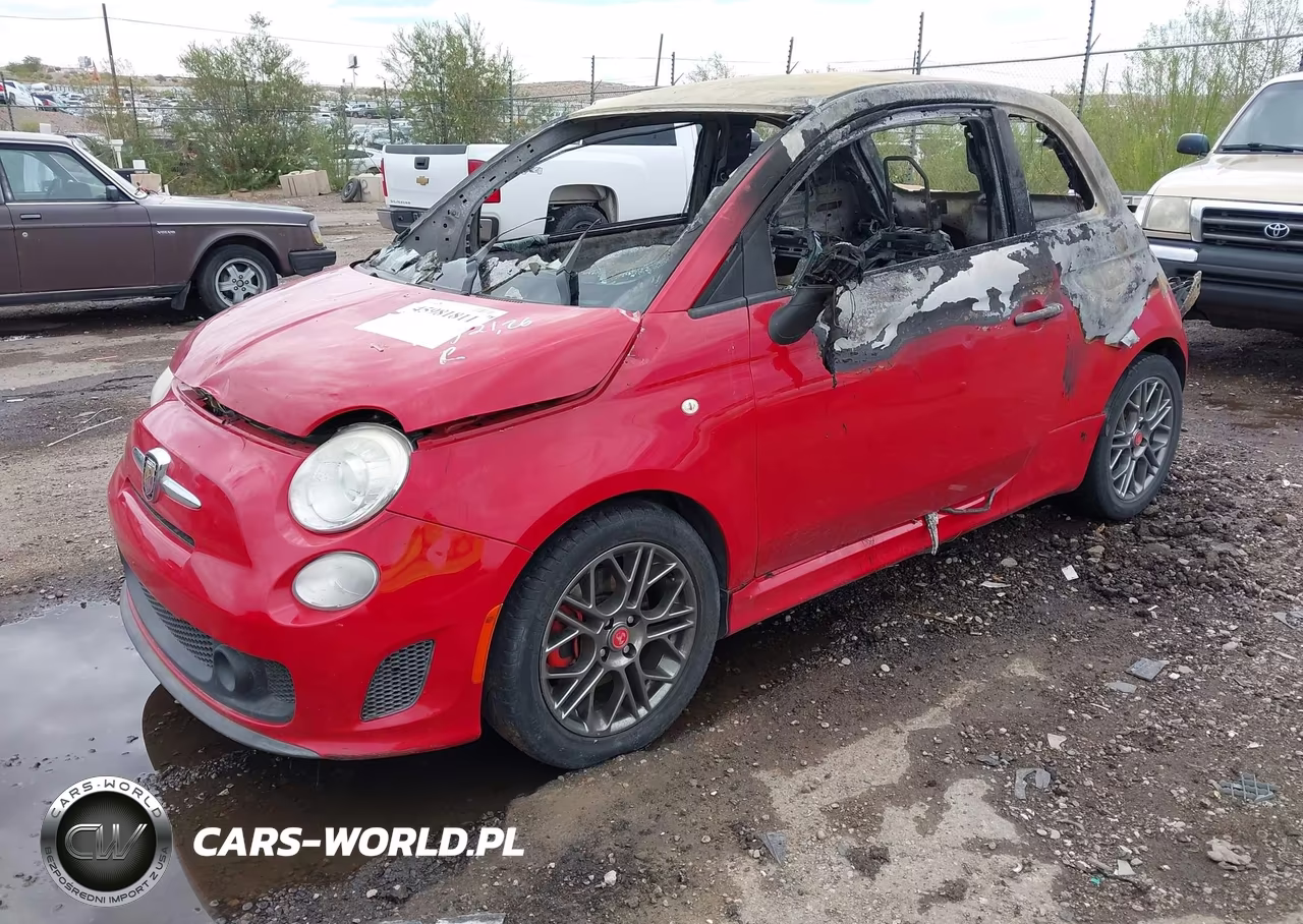 2015 Fiat 500 Abarth VIN:3C3CFFFH2FT621929 - 2