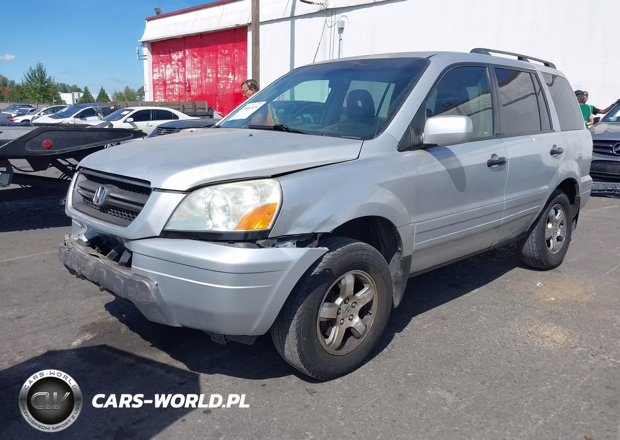 2004 Honda Pilot Ex-L VIN:2HKYF18774H603190 - 2
