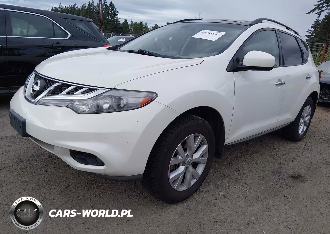 2011 Nissan Murano Sl VIN:JN8AZ1MW4BW171188 - 2