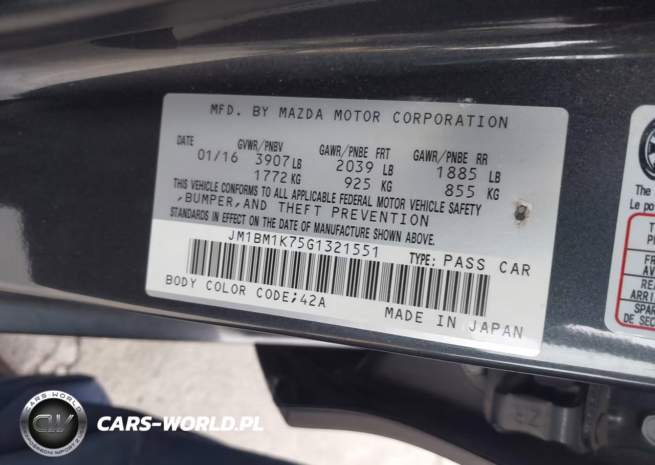 2016 Mazda Mazda3 I Sport VIN:JM1BM1K75G1321551 - 9
