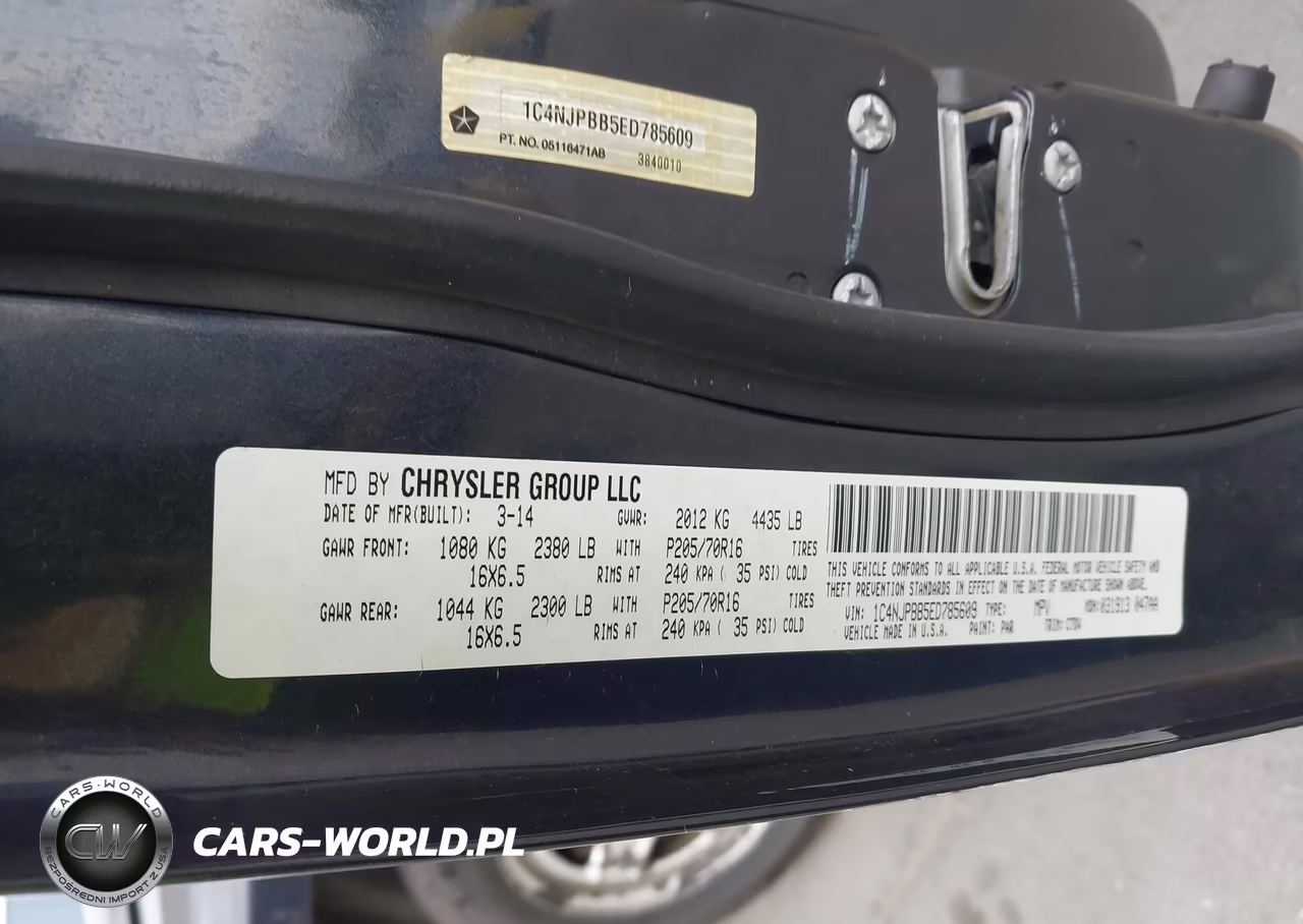 2014 Jeep Patriot Sport VIN:1C4NJPBB5ED785609 - 9