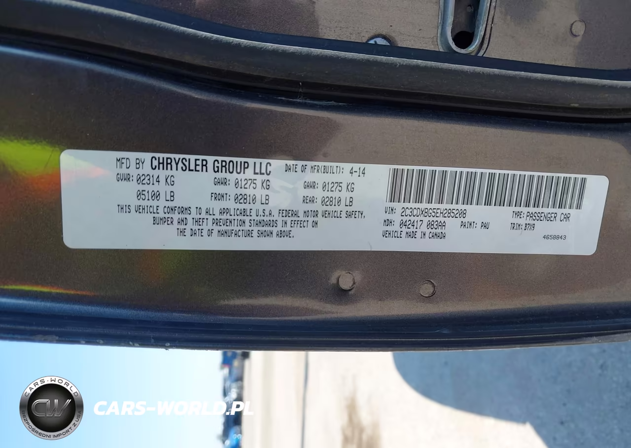 2014 Dodge Charger Se VIN:2C3CDXBG5EH285208 - 9