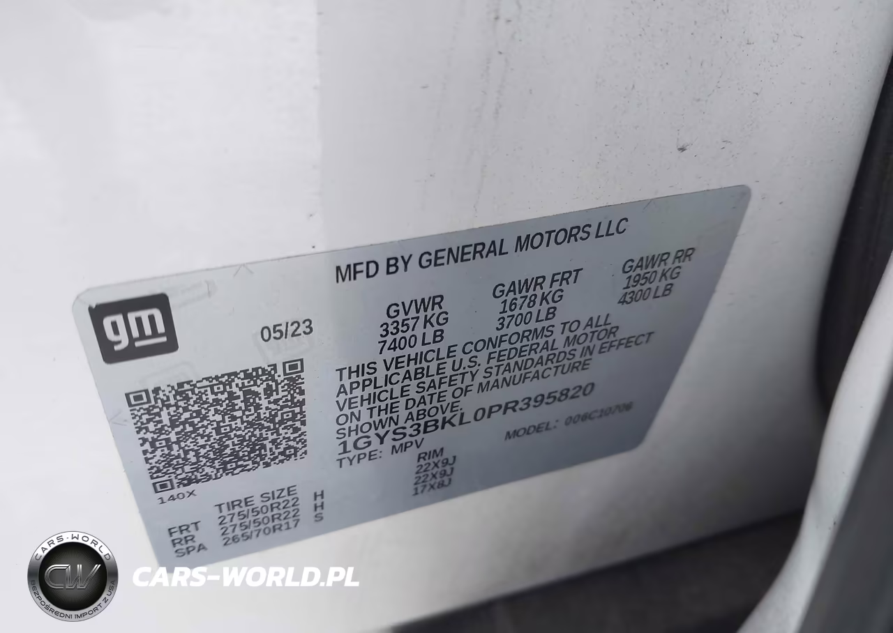 2023 Cadillac Escalade 2Wd Premium Luxury VIN:1GYS3BKL0PR395820 - 9