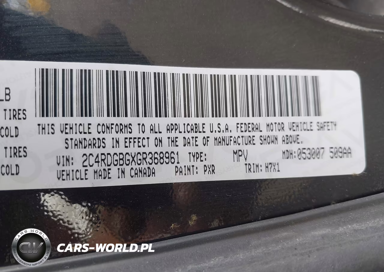 2016 Dodge Grand Caravan American Value Pkg VIN:2C4RDGBGXGR368961 - 9