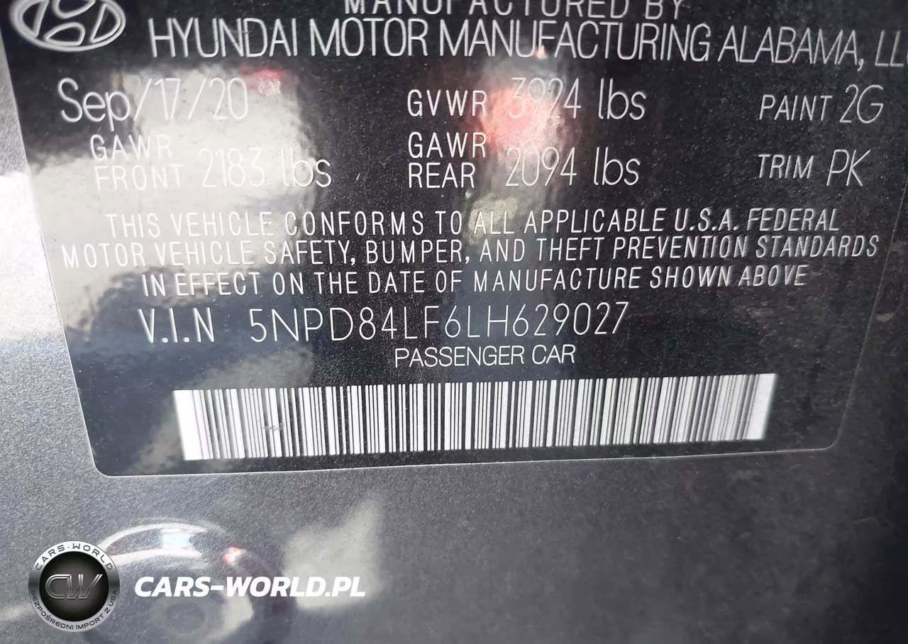 2020 Hyundai Elantra Value Edition VIN:5NPD84LF6LH629027 - 9
