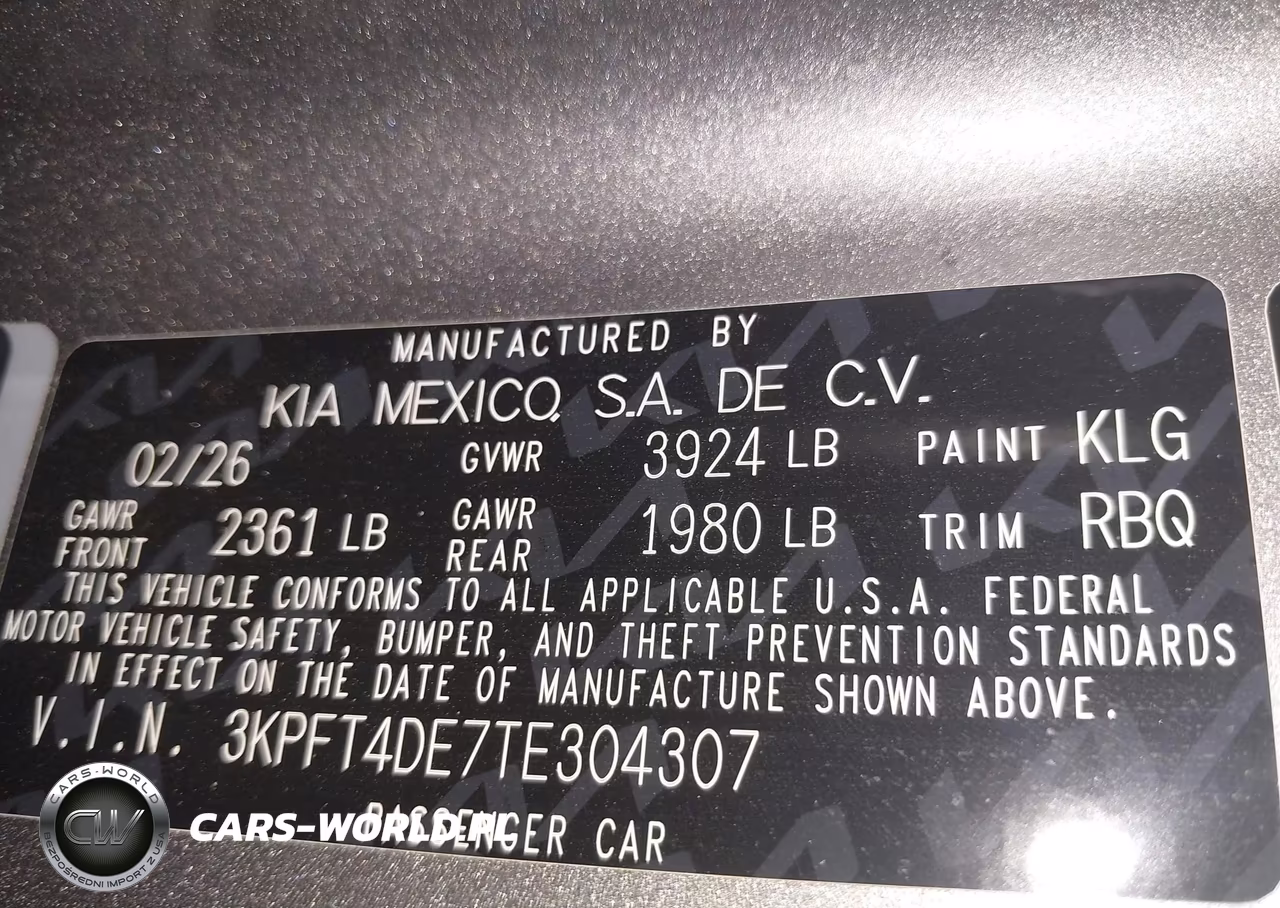 2026 Kia K4 Lxs VIN:3KPFT4DE7TE304307 - 9