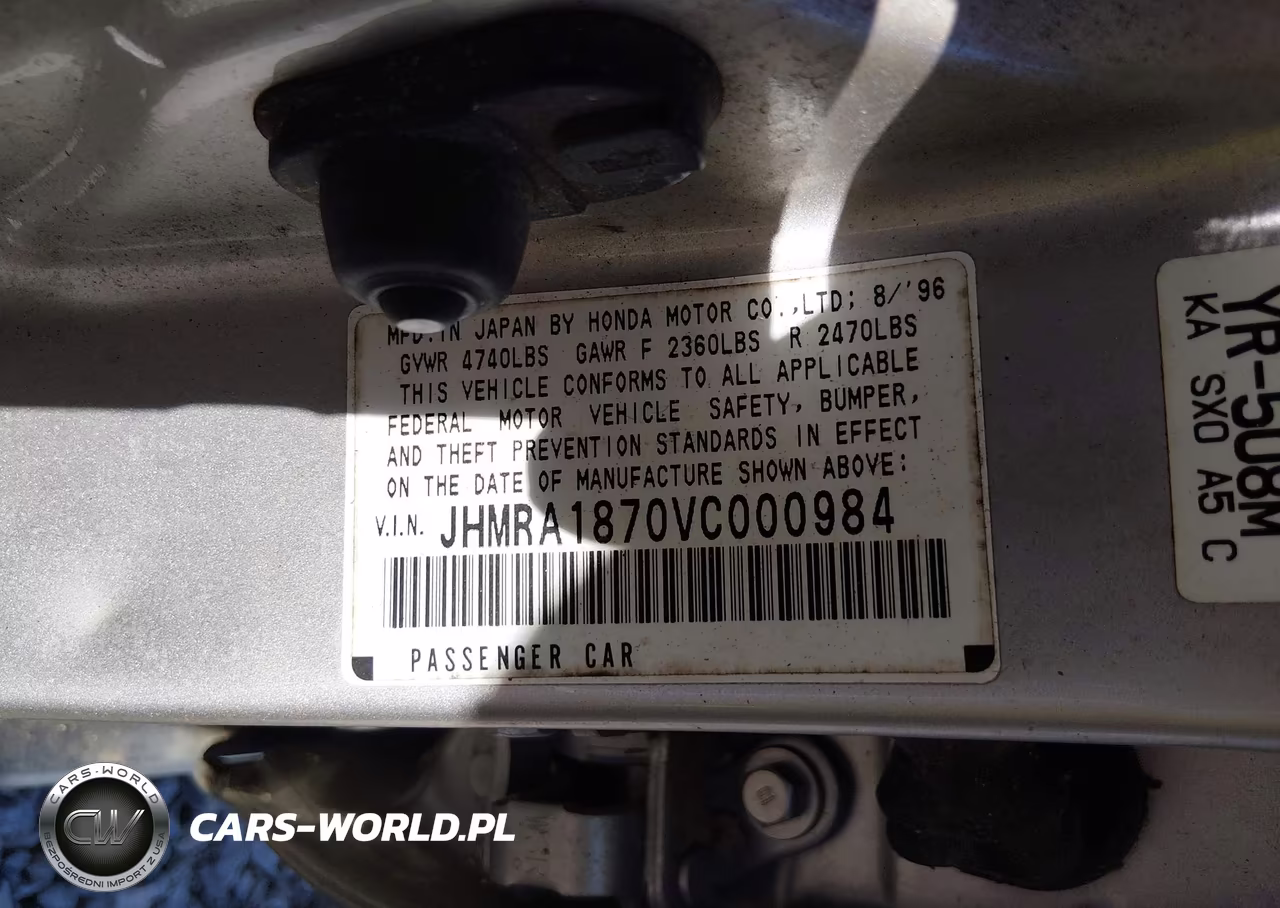 1997 Honda Odyssey Ex VIN:JHMRA1870VC000984 - 9