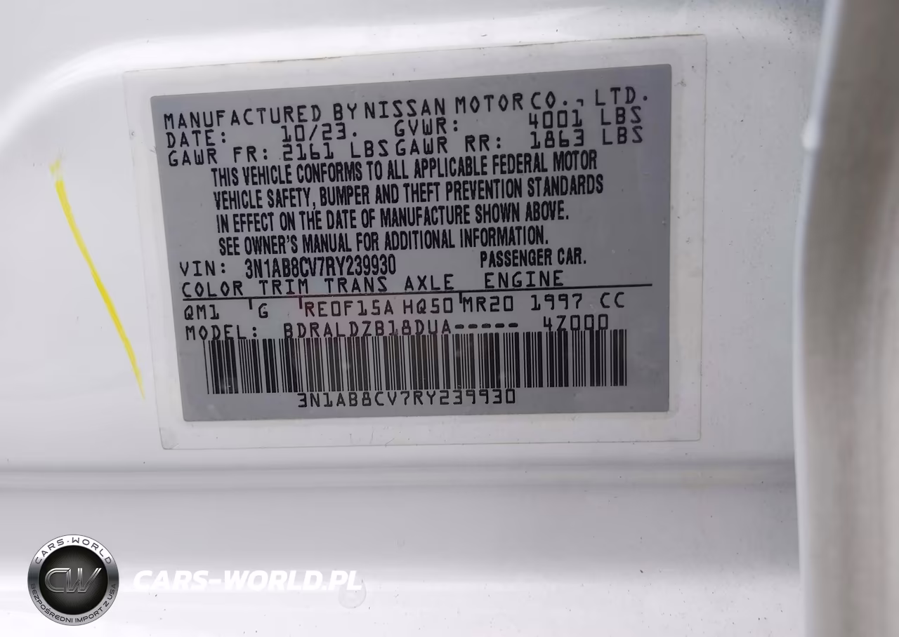 2024 Nissan Sentra Sv Xtronic Cvt VIN:3N1AB8CV7RY239930 - 9