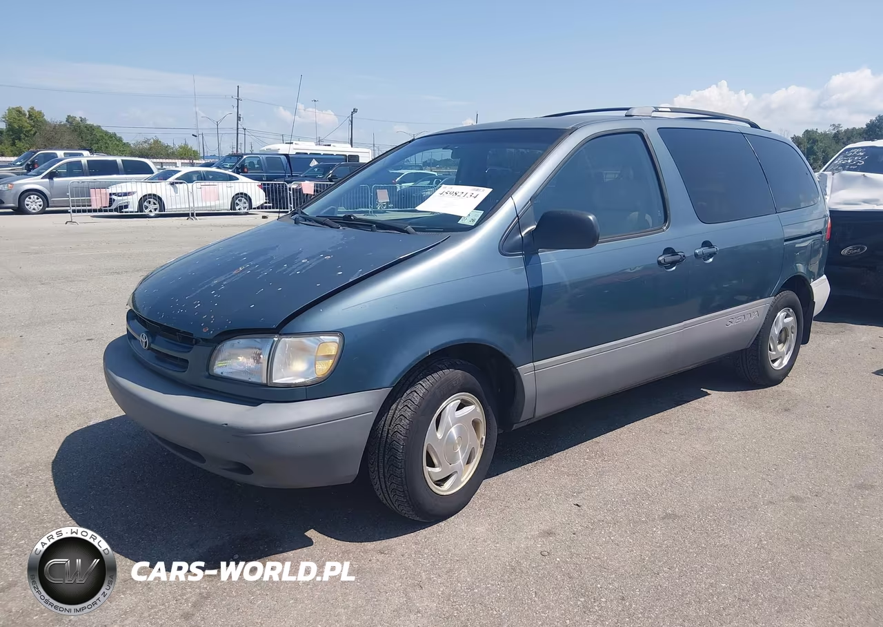2000 Toyota Sienna Le VIN:4T3ZF13C0YU272153 - 2