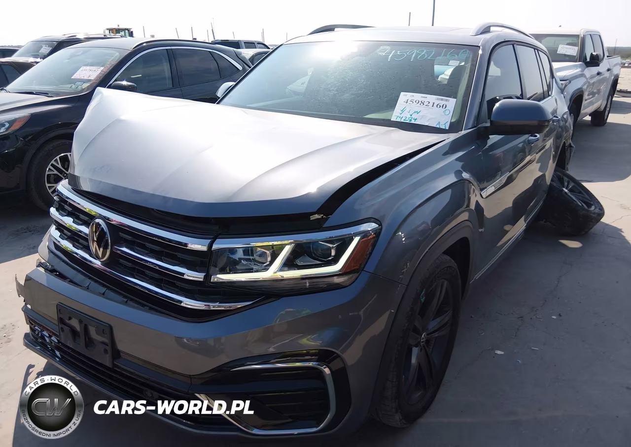 2022 Volkswagen Atlas 3.6L V6 Sel R-Line VIN:1V2AR2CAXNC545895 - 2
