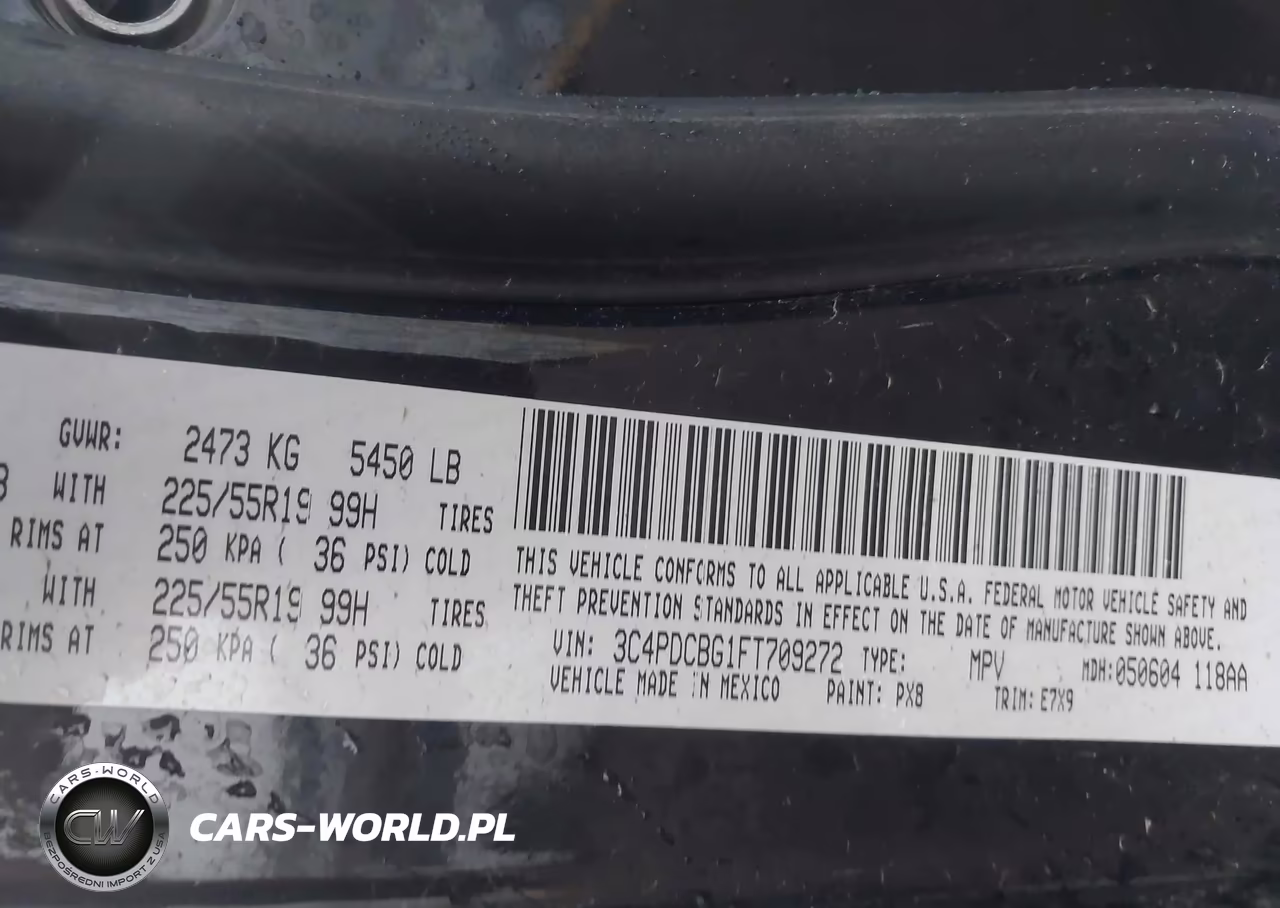 2015 Dodge Journey Sxt VIN:3C4PDCBG1FT709272 - 9