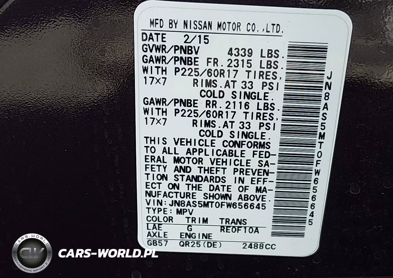 2015 Nissan Rogue Select S VIN:JN8AS5MT0FW656645 - 9