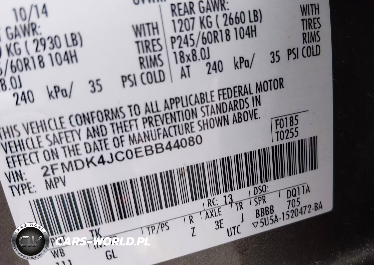 2014 Ford Edge Sel VIN:2FMDK4JC0EBB44080 - 9