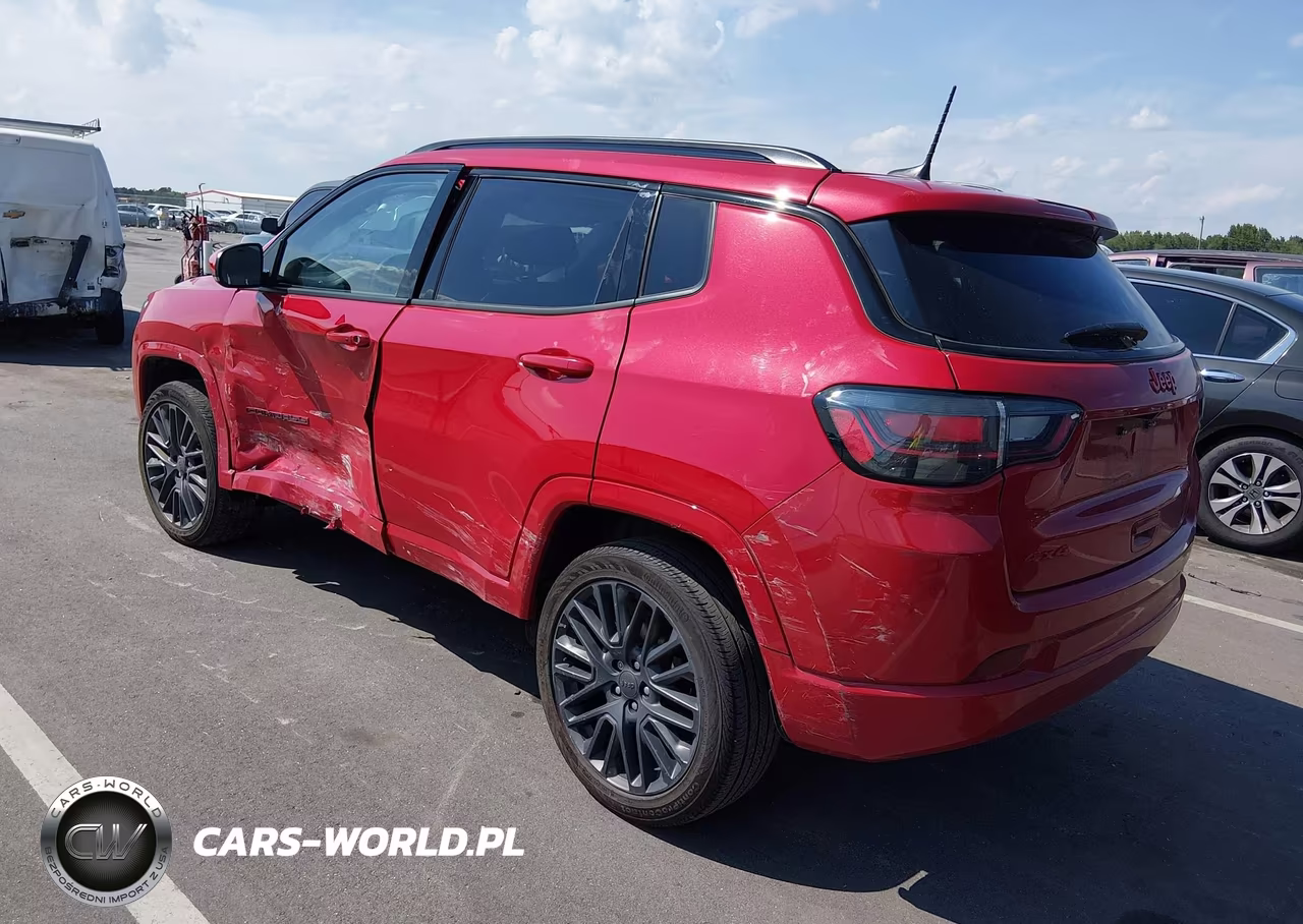 2022 Jeep Compass (Red) Edition 4X4 VIN:3C4NJDCB0NT232471 - 3