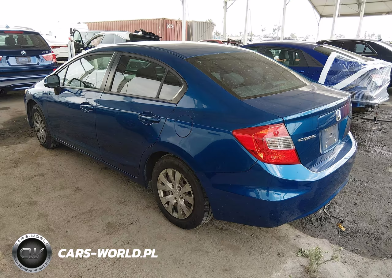2012 Honda Civic Lx VIN:19XFB2F53CE321612 - 3