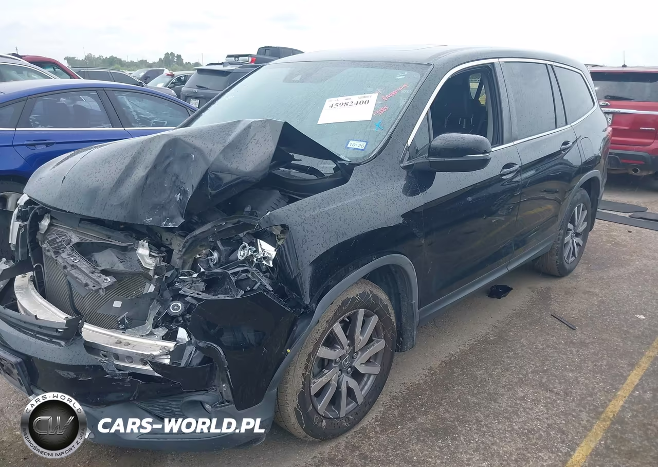 2020 Honda Pilot 2Wd Ex-L VIN:5FNYF5H55LB010253 - 2
