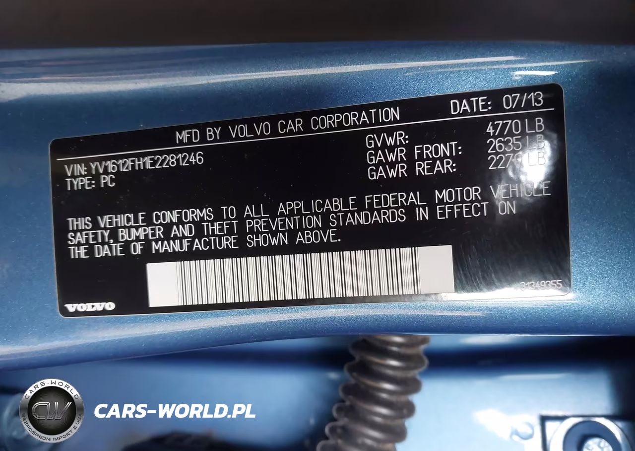 2014 Volvo S60 T5 VIN:YV1612FH1E2281246 - 9