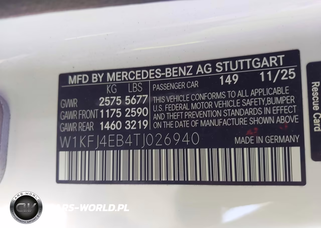 2026 Mercedes-Benz Cla 350 VIN:W1KFJ4EB4TJ026940 - 9