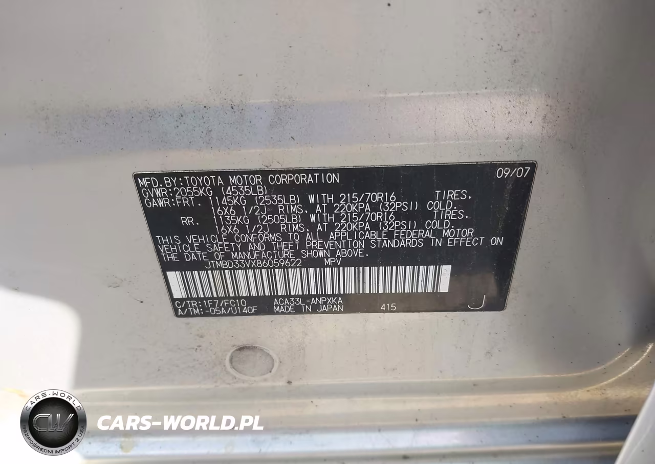 2008 Toyota Rav4 VIN:JTMBD33VX86059622 - 9