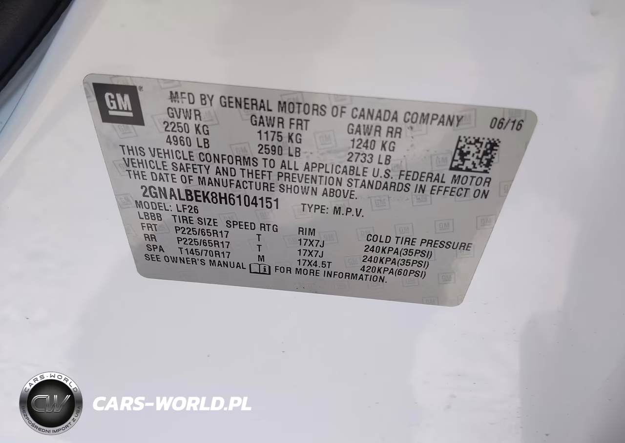 2017 Chevrolet Equinox Ls VIN:2GNALBEK8H6104151 - 9
