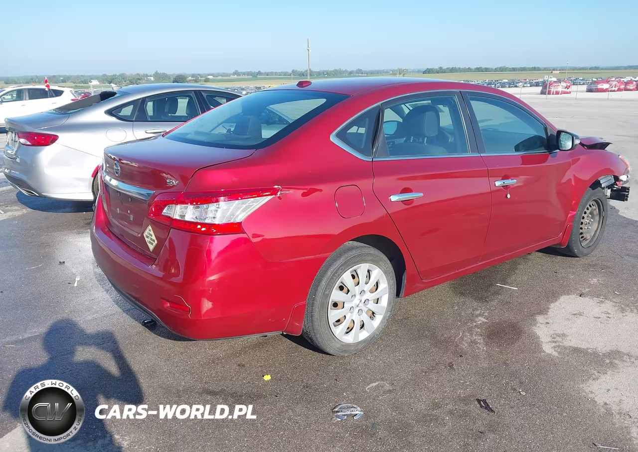 2015 Nissan Sentra Sv VIN:3N1AB7AP3FY329523 - 4