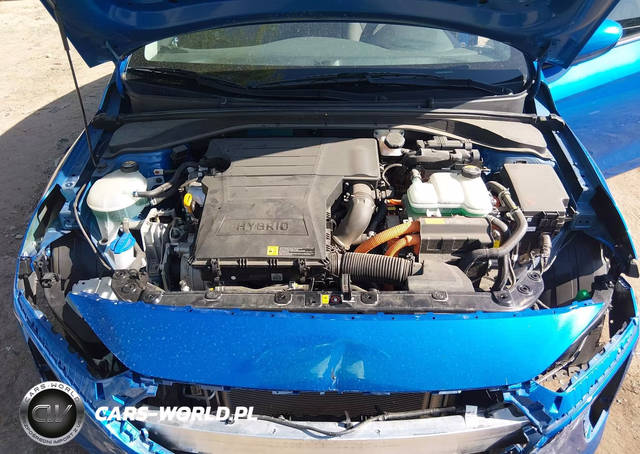2017 Hyundai Ioniq Hybrid Blue VIN:KMHC65LC3HU058179 - 10