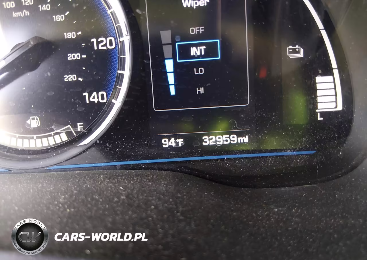 2017 Hyundai Ioniq Hybrid Blue VIN:KMHC65LC3HU058179 - 15