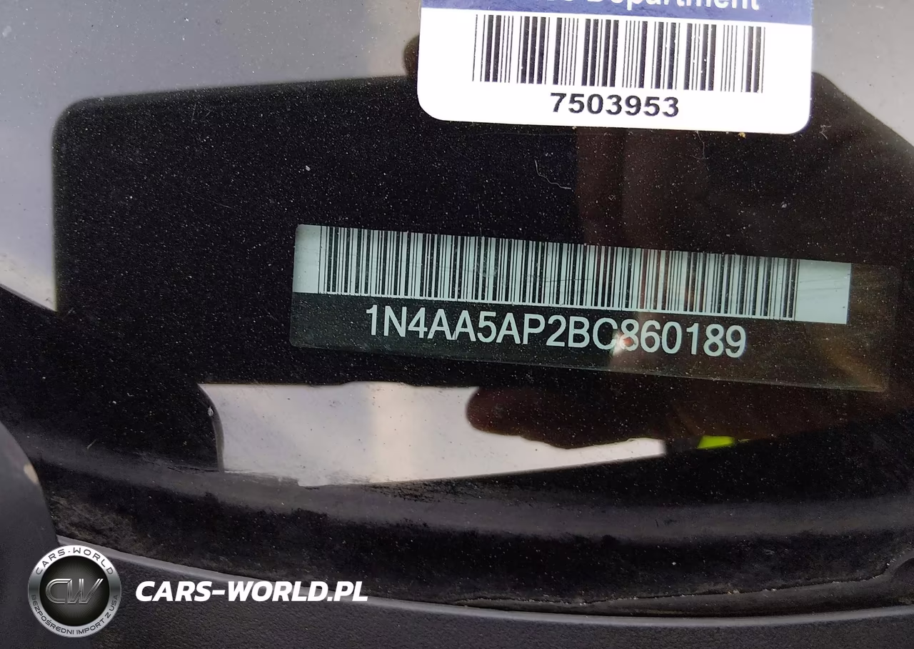 2011 Nissan Maxima 3.5 Sv VIN:1N4AA5AP2BC860189 - 11