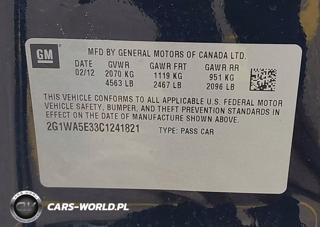 2012 Chevrolet Impala Ls VIN:2G1WA5E33C1241821 - 9
