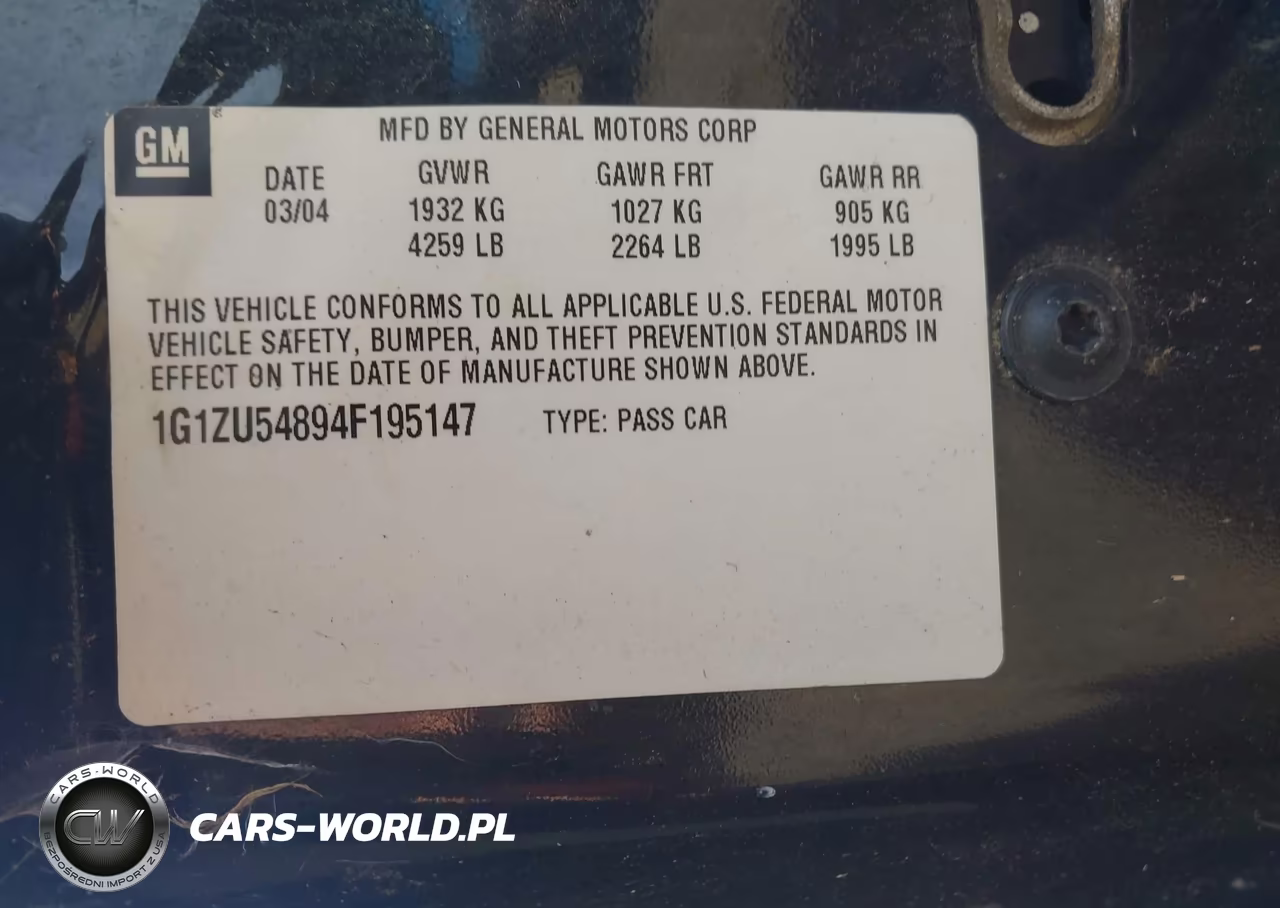 2004 Chevrolet Malibu Lt VIN:1G1ZU54894F195147 - 9