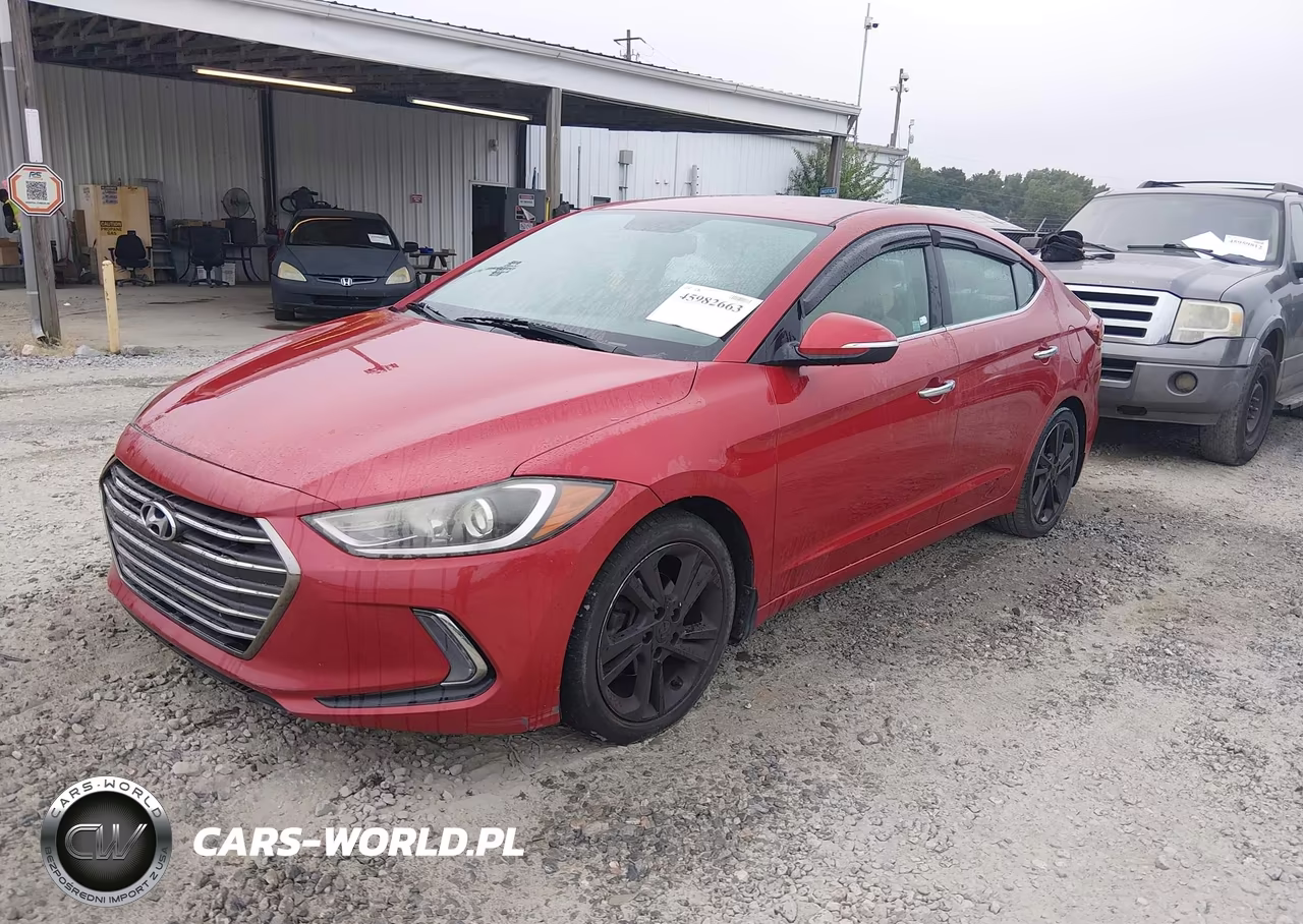 2017 Hyundai Elantra Limited VIN:5NPD84LF6HH026327 - 2