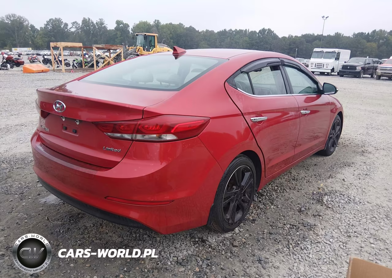 2017 Hyundai Elantra Limited VIN:5NPD84LF6HH026327 - 4