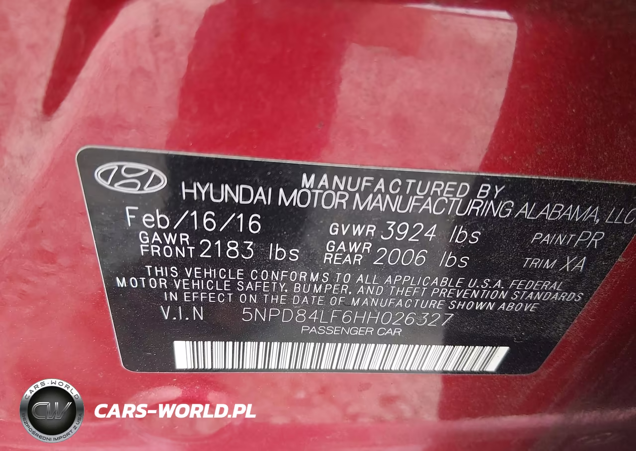 2017 Hyundai Elantra Limited VIN:5NPD84LF6HH026327 - 9