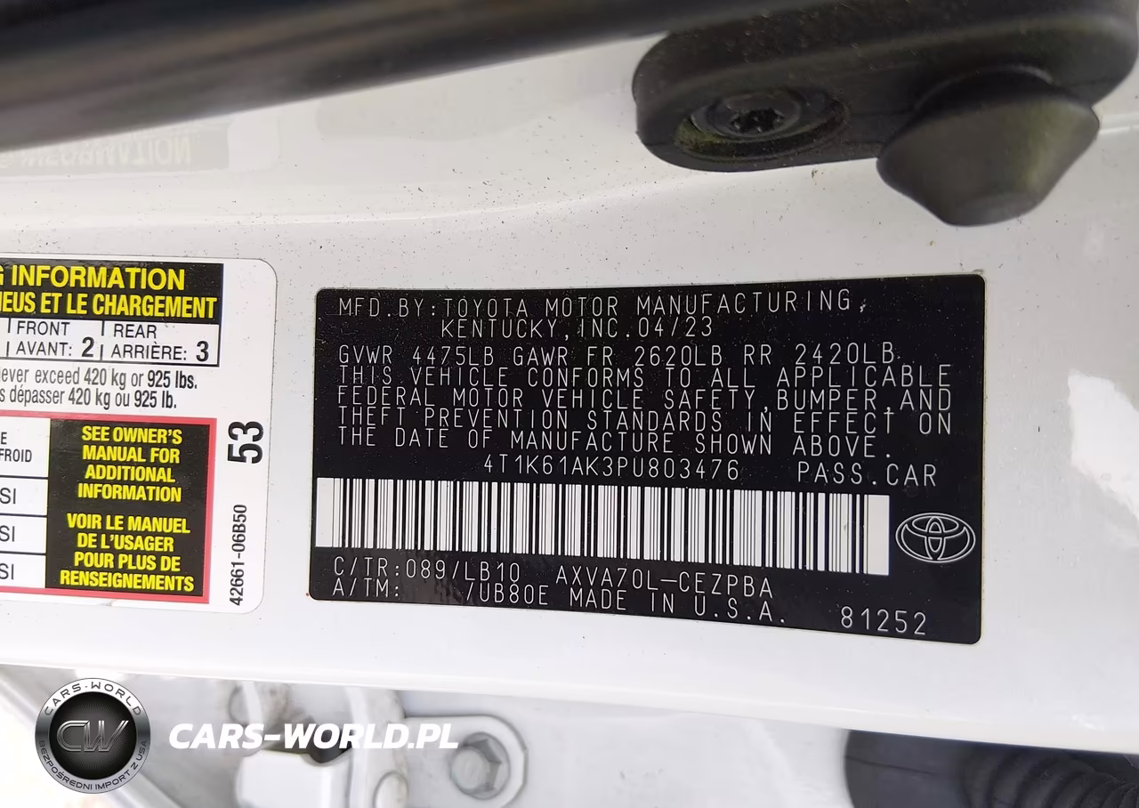 2023 Toyota Camry Xse VIN:4T1K61AK3PU803476 - 9
