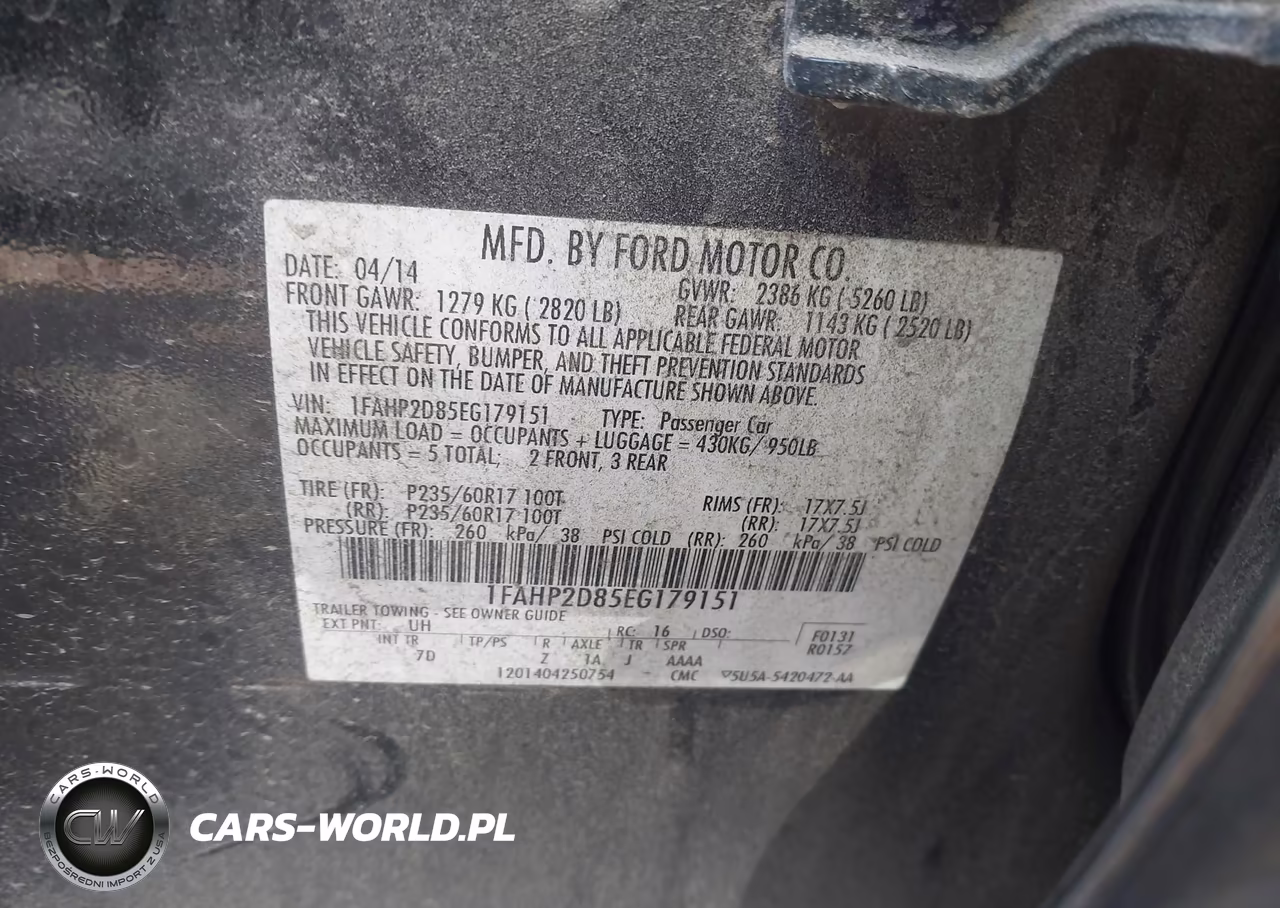 2014 Ford Taurus Se VIN:1FAHP2D85EG179151 - 9