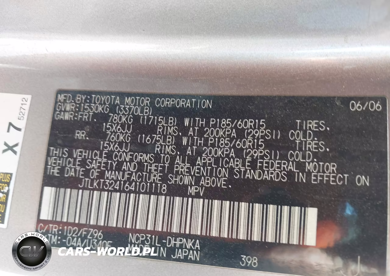 2006 Scion Xb VIN:JTLKT324164101118 - 9