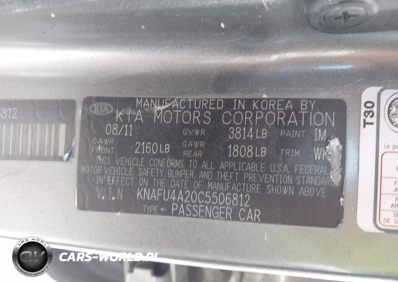 2012 Kia Forte Ex VIN:KNAFU4A20C5506812 - 9