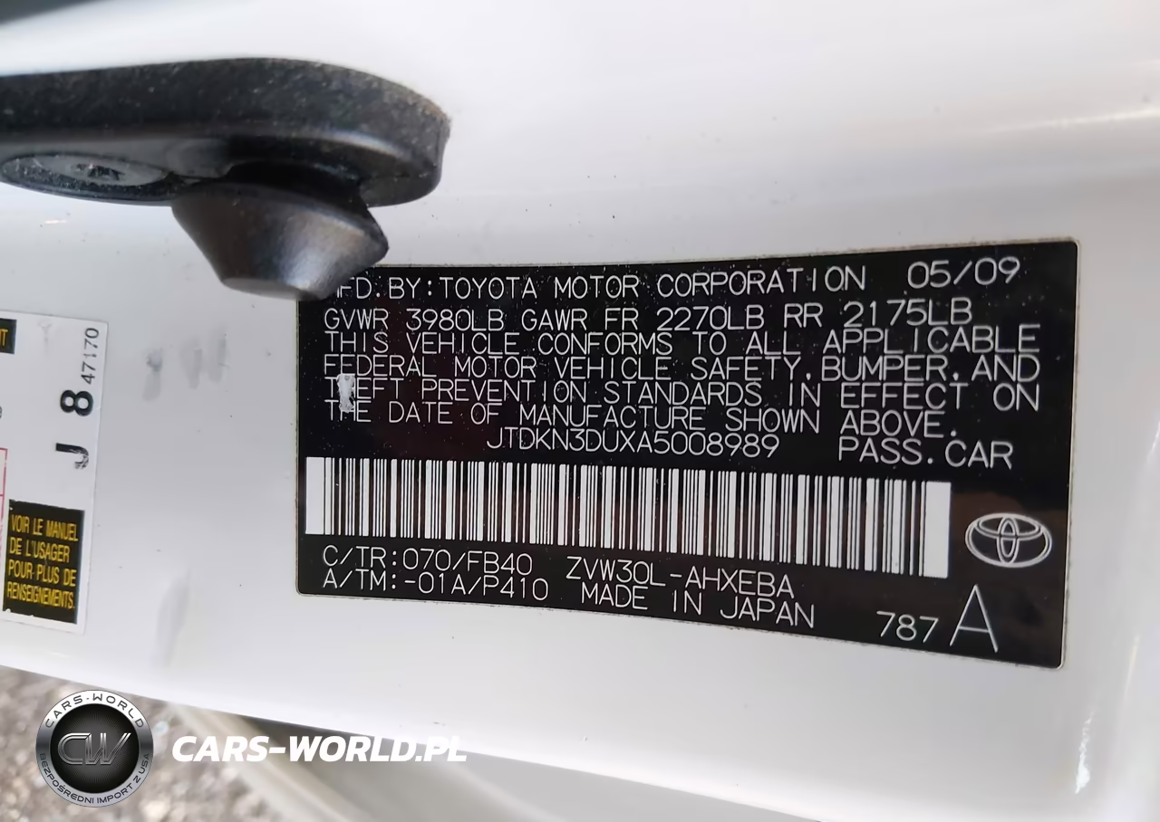 2010 Toyota Prius Ii VIN:JTDKN3DUXA5008989 - 9