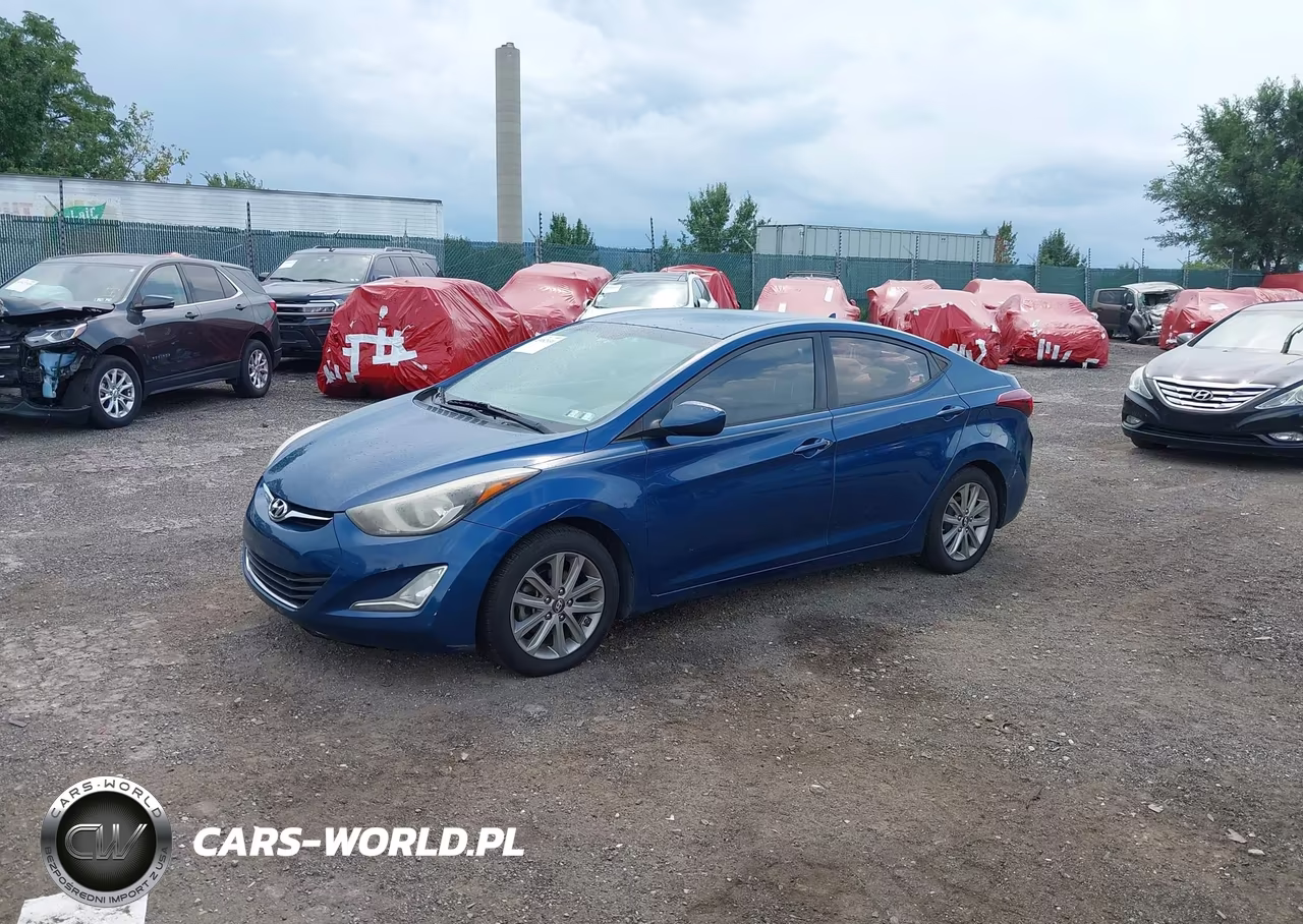 2014 Hyundai Elantra Se VIN:KMHDH4AE7EU117078 - 2