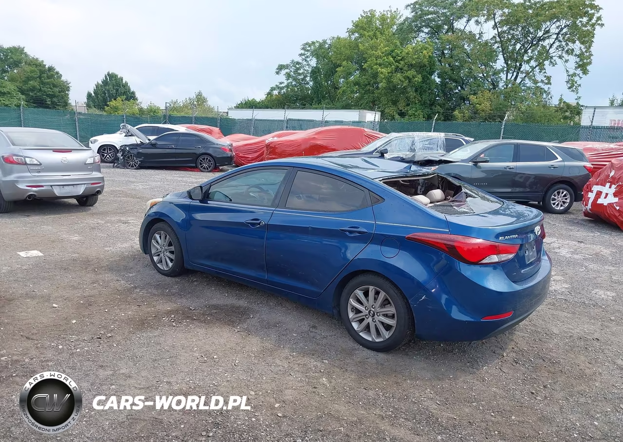 2014 Hyundai Elantra Se VIN:KMHDH4AE7EU117078 - 3