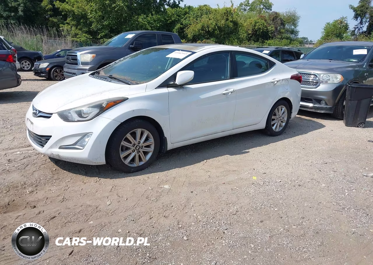 2015 Hyundai Elantra Se VIN:5NPDH4AE5FH594351 - 2