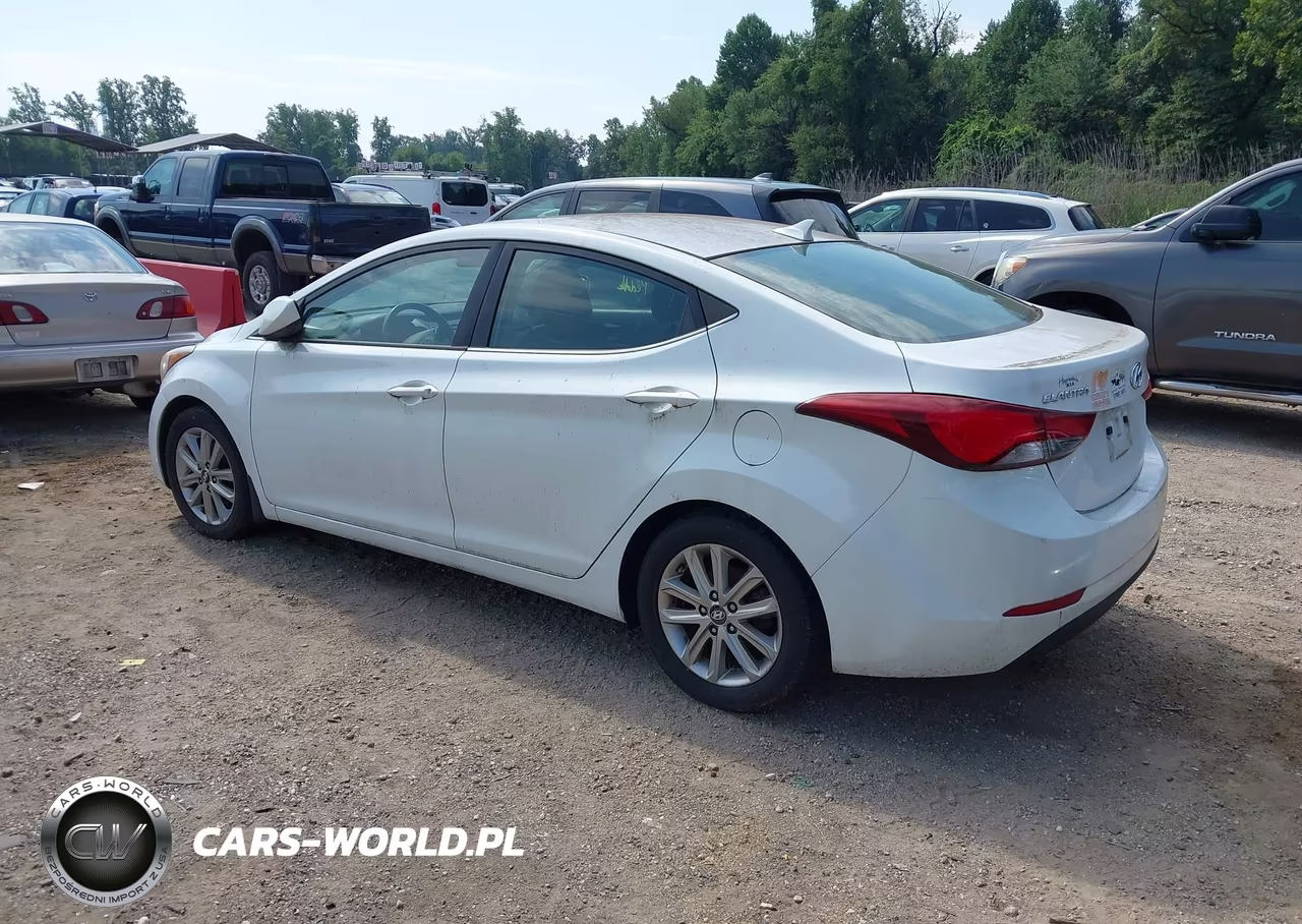 2015 Hyundai Elantra Se VIN:5NPDH4AE5FH594351 - 3
