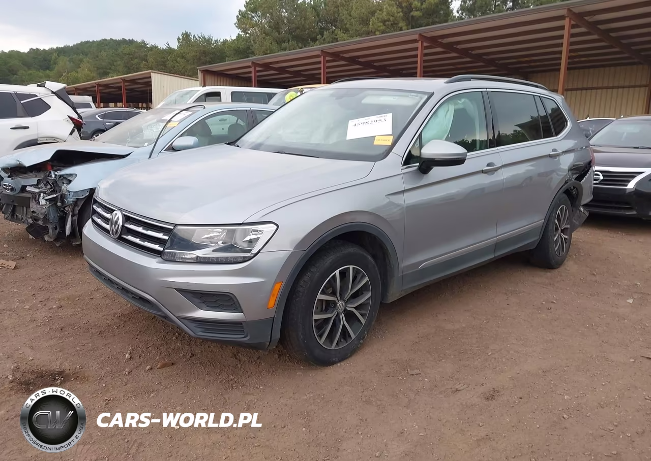 2021 Volkswagen Tiguan 2.0T Se-2.0T Se R-Line Black-2.0T Sel VIN:3VV3B7AX8MM049866 - 2